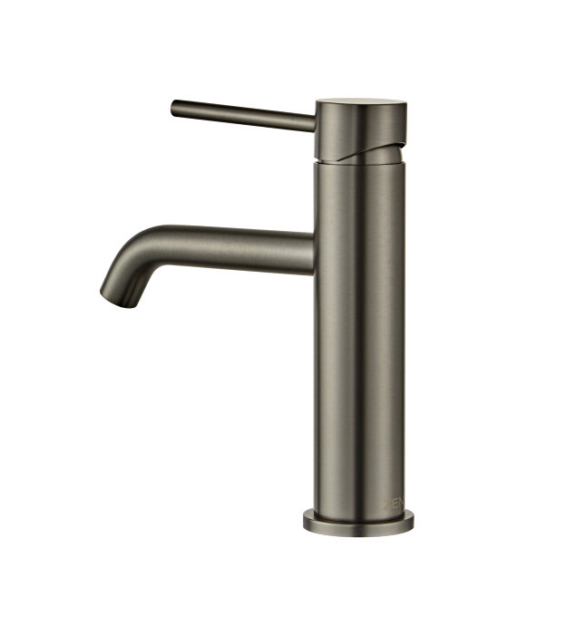 Servantbatteri Slim vinkel gunmetal
